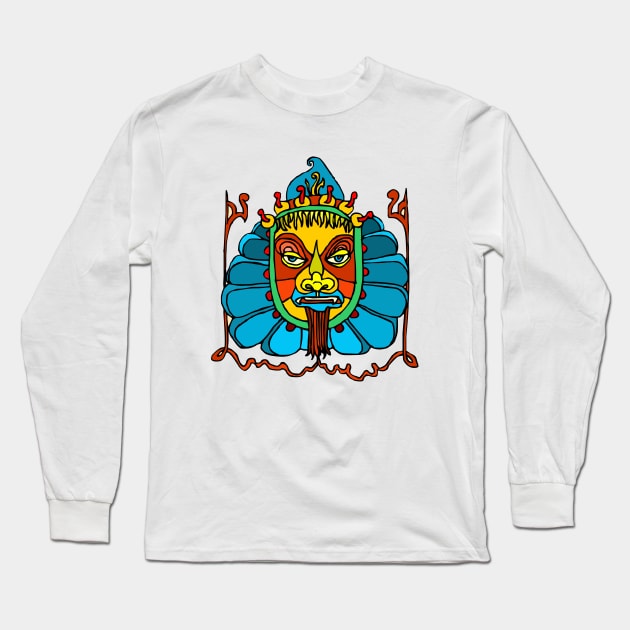 Ancient Egyptian Painting - Female Deity Long Sleeve T-Shirt by PatrioTEEism